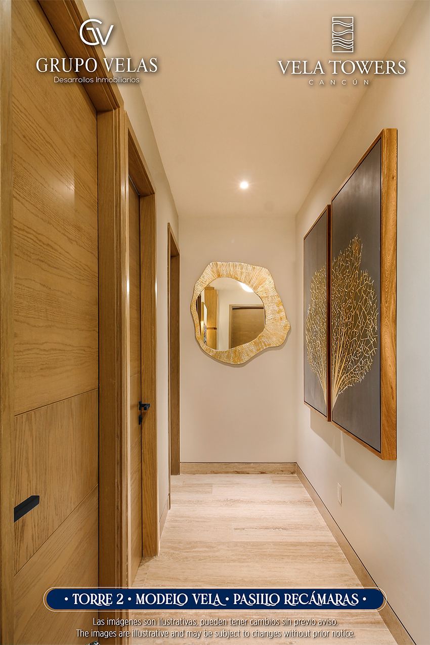 PASILLO RECAMARAS_MODELO VELA_VELA TOWERS_BROKERS